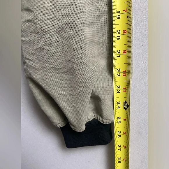 Descente beige pullover golf wind rain sweater Sz  M - Picture 11 of 14